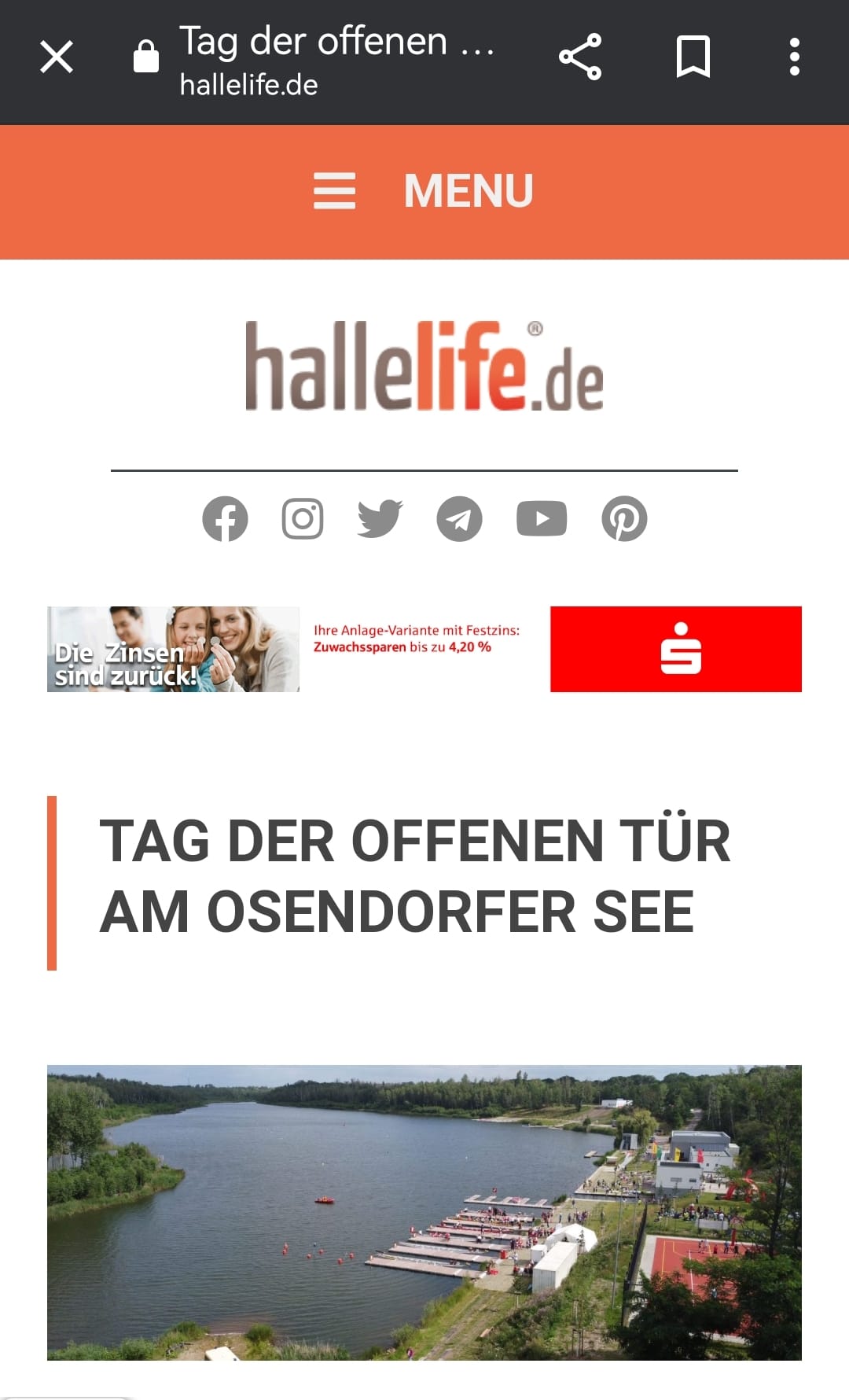 Tag der offenen Tür am Osendorfer See - hallelife am 06.05.2023