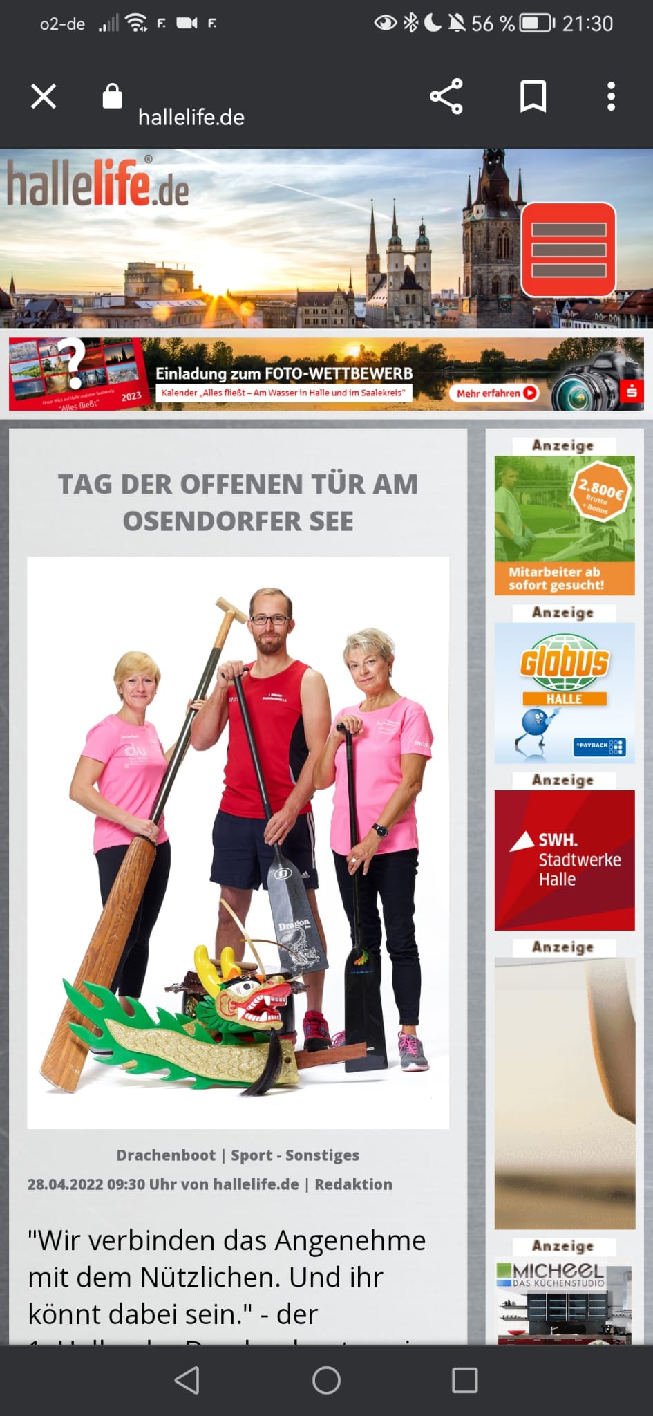 Tag der offenen Tür am Osendorfer See - hallelife am 28.04.2022