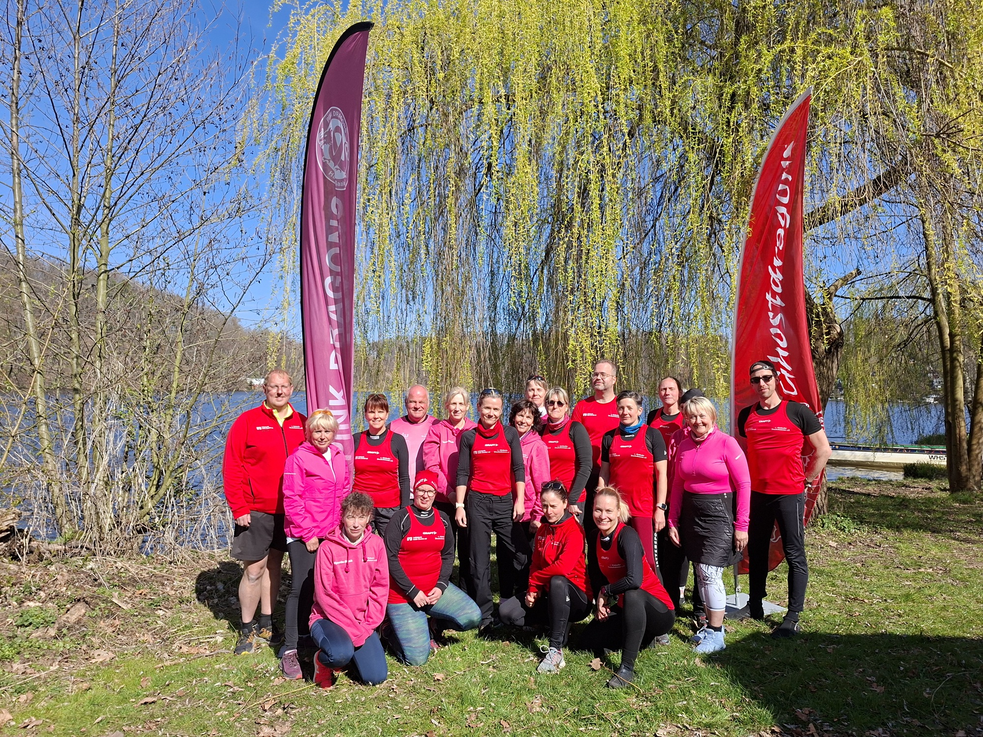 Trainingslager an der Talsperre Kriebstein