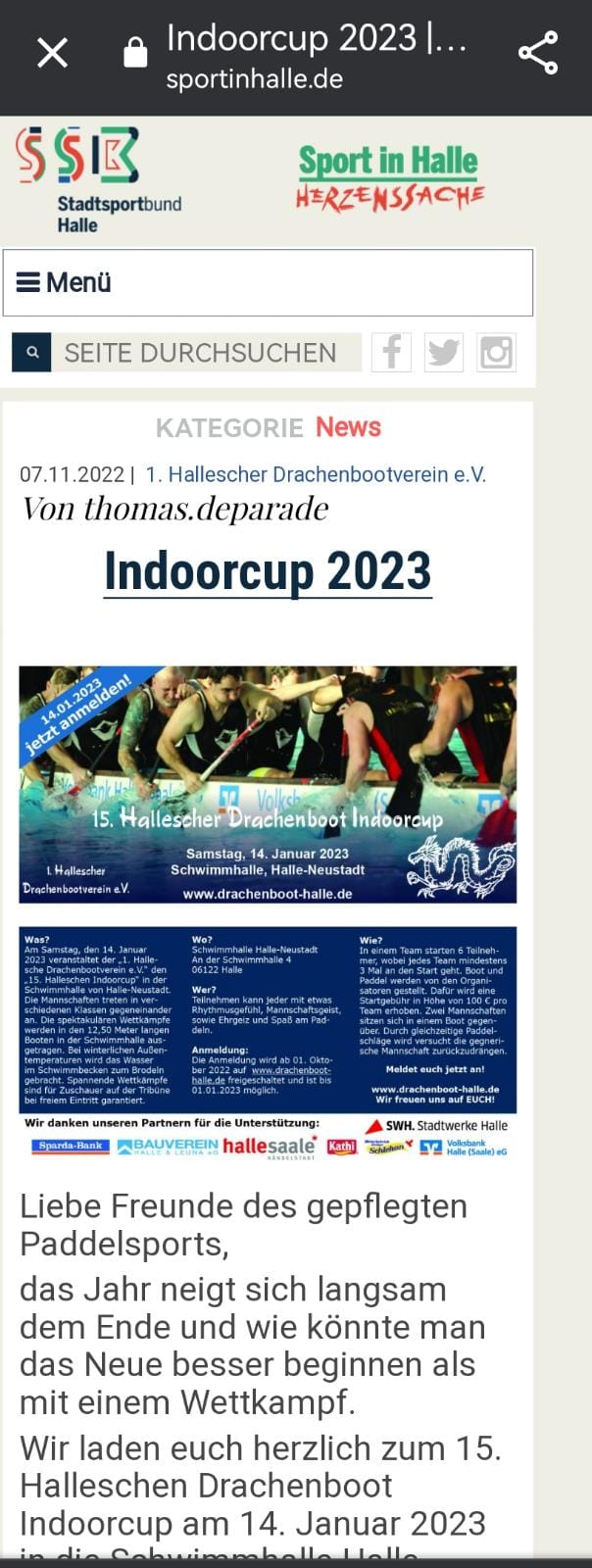 Indoorcup 2023 - SSB